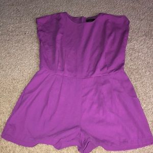 Purple romper NWT